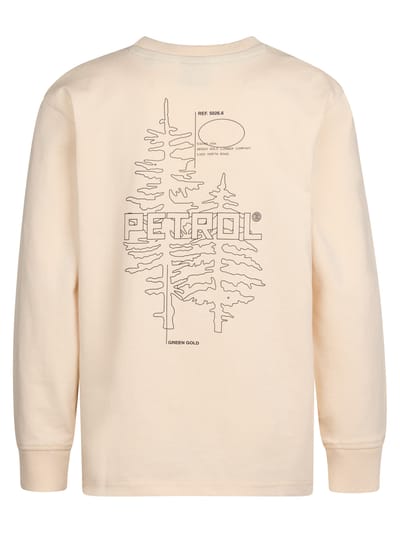 Petrol Industries - Jongens Backprint T-shirt Shenandoah - Geel - Maat 104