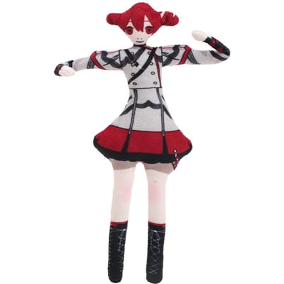 22cm Anime Kasane Teto Cosplay Pluche Speelgoed Gevulde Poppen Cartoon Figuur Kamer Decor Abstract Draad Skelet Accessoires Leuke Cadeaus 22cm gray