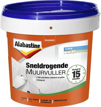 Alabastine Sneldrogende Muurvuller - Wit - 1 kg