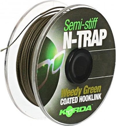 Korda N-TRAP Semi -Stiff - Green - 15lb - 20m - Groen