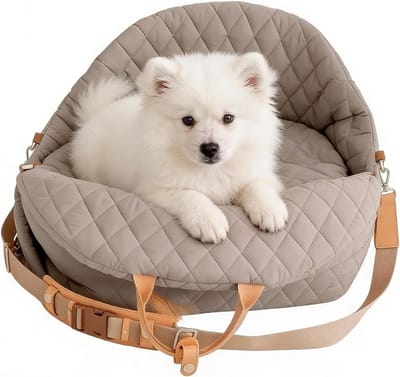 Autostoel Huisdieren - Zitverhoger Hond - Veilig Reizen - Waterdicht & Zacht - 45x43x34cm