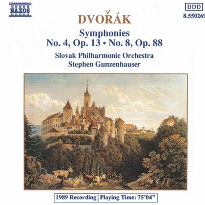 Slovak Philharmonic Orchestra - Dvořák: Symphonies Nos. 4 & 8 (CD)