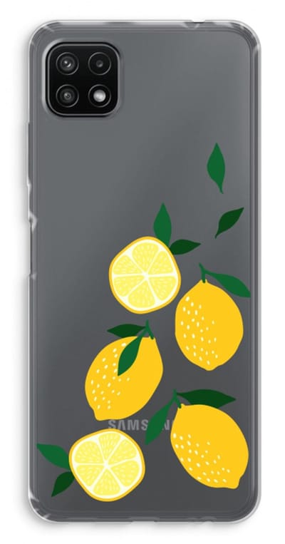 Case Company® - Hoesje geschikt voor Samsung Galaxy A22 5G hoesje - You're my lemon - Soft Cover Telefoonhoesje - Bescherming aan alle Kanten en Schermrand