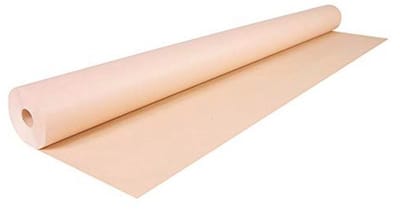 Kraft Plain Paper Roll - 50 x 1m - 60gsm - Zuurvrij en pH Neutraal - Geschikt voor Schilderen en Tekenen - Bruin