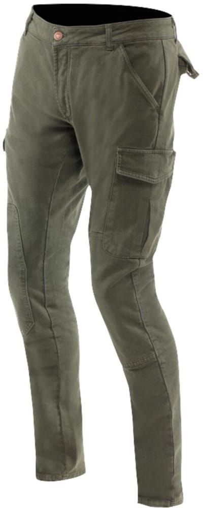 Dainese Cargo Slim Tapered Leger Groen Textiele Motorbroek - Broek