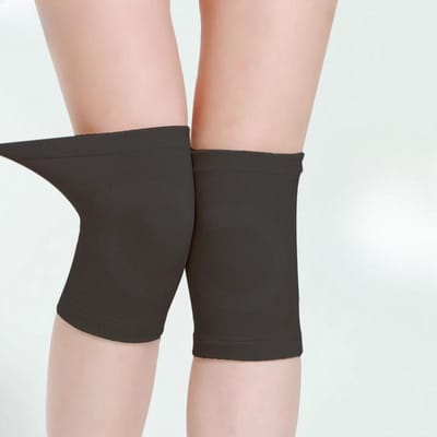Genouillères Courtes Fines Manchon Chaud Couvre-Articulations Femmes Protège les Genoux Antidérapant Peau Jambes Froides Âgées Femmes Hommes Été L