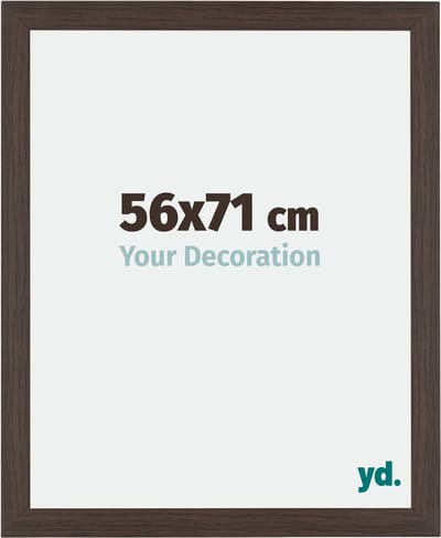 Your Decoration - Fotolijst 56x71 cm - MDF - Eiken Donker - Mura