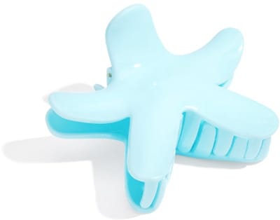Haarspeldjes zeester dagelijkse plastic dagelijkse accessoires - hemelsblauw
