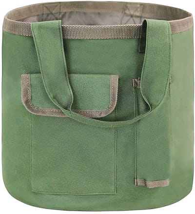 Dailygoods- Gereedschapstas Ruimtebesparend - Opvouwbaar - Emmerontwerp met Handvat - Duurzaam - 2 Vakken - 30 x 29 cm - Opbergtas