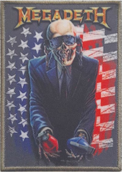 Megadeth - Grenade USA Patch - Multicolours