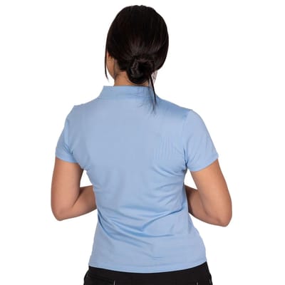 Island Green Dames/Dames Klassiek Micro Pique Golf Poloshirt (Cerulean)