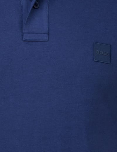 Men's Boss Hbo Passenger Premium Design Polo Shirt in Open Blue