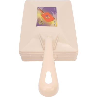 Tapijt Vuil Veegborstel Dubbele Roller Handheld Stof Reinigingsborstel voor Bed Kleding Bureau beige