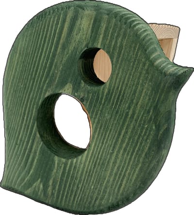 GARDEN SPIRIT Vogelvoederhuisje Groen – kleine tuinvogels - FSC Hout