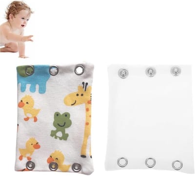 2 Stuks Baby Bodysuit Extender voor Romper en Luiers - Verlenging voor Nieuweboren met Dubbele Laag en Comfortabele Pasvorm