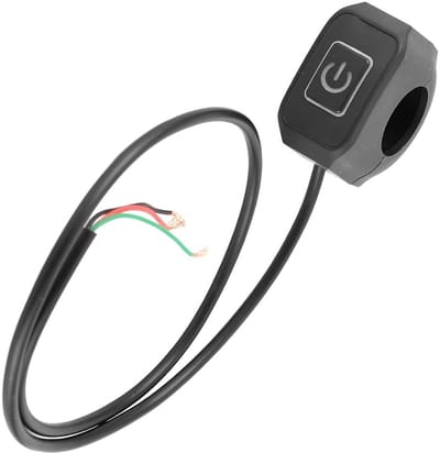 Stuur Lichtschakelaar voor Motorfiets met Wit Indicatielampje | Waterdicht | 7/8 Inch Stuur | ABS | Stuurschakelaar voor Koplampen en Mistlampen | Veiligheid en Gemak