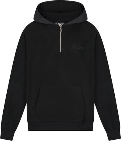 Malelions Fleece Nylon Half Zip Hoodie