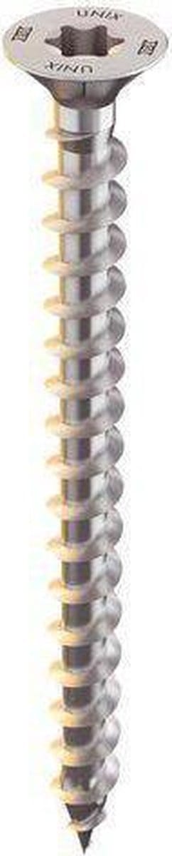 HECO-UNIX-Topix Spaanplaatschroef platkop 4.0 x 50 mm  [500] Torx-20 vz.
