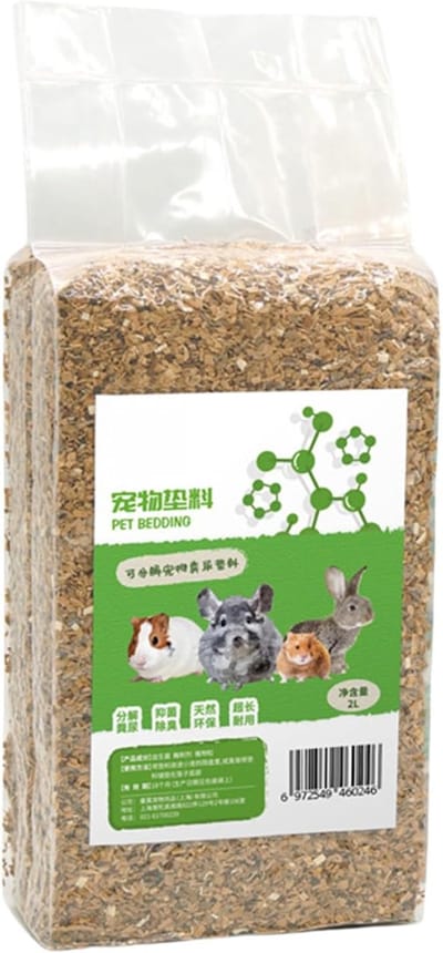 Houtpellet Bodembedekker - Natuurlijk Strooisel - Kleine Dieren - Geurcontrole Absorberend - 15 x 25 cm