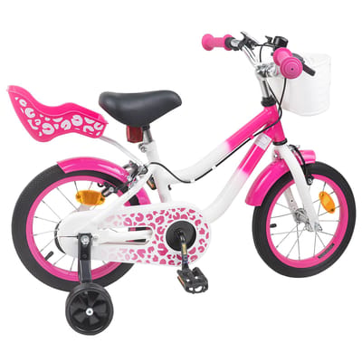 vidaXL - Kinderfiets - 12 - Inch - voor - 2-4 - jaar - oud - Roze