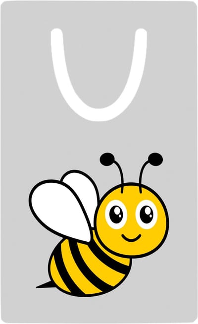 Hacebo® - Bijen metalen boekenlegger - Bij - Dieren liefhebbers - Insecten - dieren Bladwijzer boekenleggers - 7.6 cm x 5cm