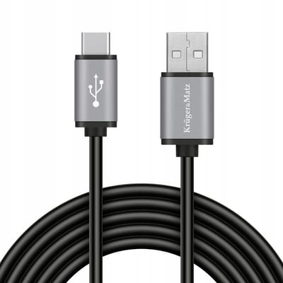 Kruger&Matz USB-C Kabel 1,8m KM1240 - Snel Laden & Data
