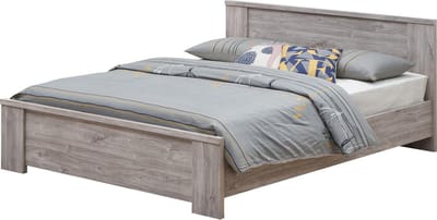 Belfurn - Elias Bed grijze eikkleur-160 x 200 cm