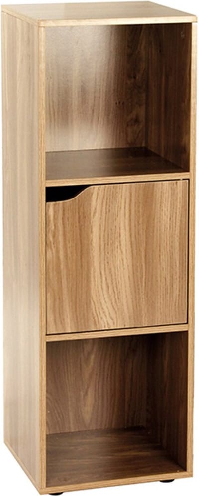 1 x 4 Oak Kast met 2 deurtjes - 31 x 29 x 120 cm 11449 Casame