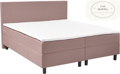 2 Persoons Boxspring Rolene Roze 120x200