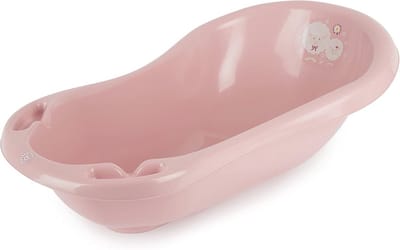 Ergonomische Babybadkuip - Roze Schaapdesign, Geschikt voor 0-36 Maanden, 84 x 49 x 30 cm
