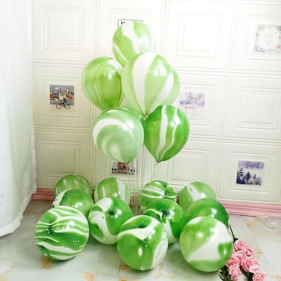 50/100 stuks Agaat Ballonnen Kleurrijke Wolk Ballon Babyshower Bruiloft Verjaardagsfeest Decoratie Zwart Blauw Groen Helium Ballon 50pcs&10inch