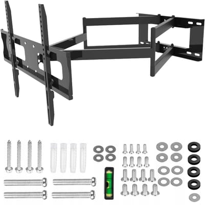 A-PEQ Grande XL Draaibare TV Muurbeugel - Maximaal 85 Inch - Armlengte 91 cm - Max. 50 kg