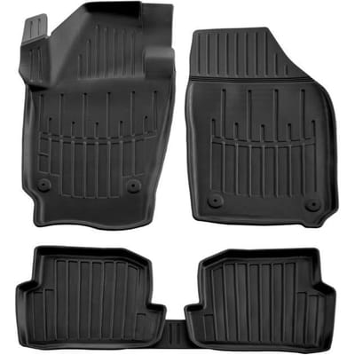 SCOUTTEUR | Tapis De Sol En Caoutchouc Premium Pour Skoda Fabia 3 modèle 3D (New Jersey) depuis 2014