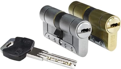 Cilinderslot - Sluitcilinder Deurslot - Beveiliging Huis - Anti-boobytrap Systeem - 60 mm - Mat Nikkel