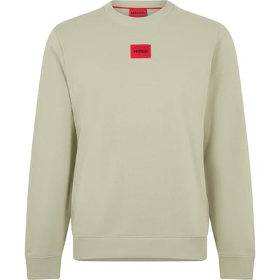 Hugo Heren Diragol Sweatshirt met ronde hals (Kaki Groen)