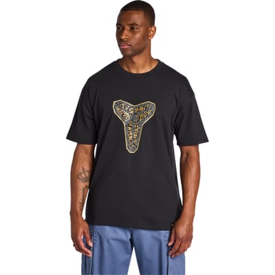Nike Kobe T-shirts Heren - Zwart - Maat L - Katoen Jersey