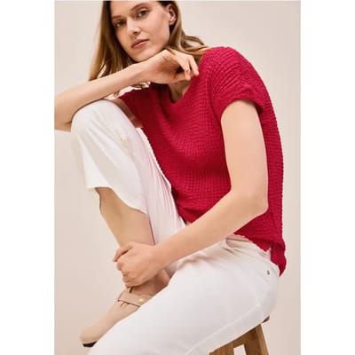 Shirt met structuur