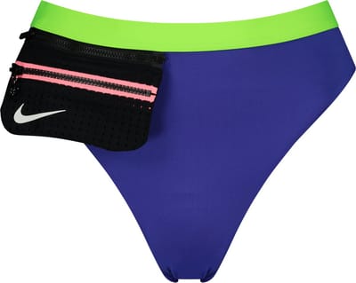 Nike Swim Colorblock High Waist Bikini broekje Sneldrogend, platte naden, ondoorzichtig dankzij de binnenvoering