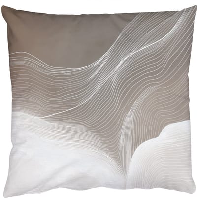 Sierkussens - Kussentjes Woonkamer - 50x50 cm - Golvende lijnen - Luchtstromen - Harmonieus