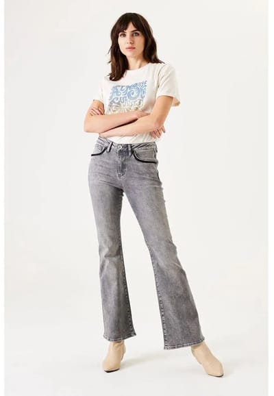 GARCIA U40116 Dames Superslim Fit Jeans Gray - Maat 28
