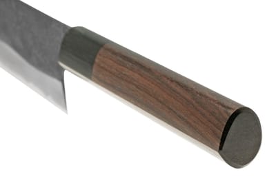 Eden Kanso Aogami Santokumes 18,5 cm EQ2040-318L, Veelzijdig Aziatisch Keukenmes Linkshandig