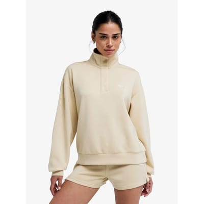 Roxy Rise & Vibe Sweet Sweatshirt Met Rits Beige S Vrouw