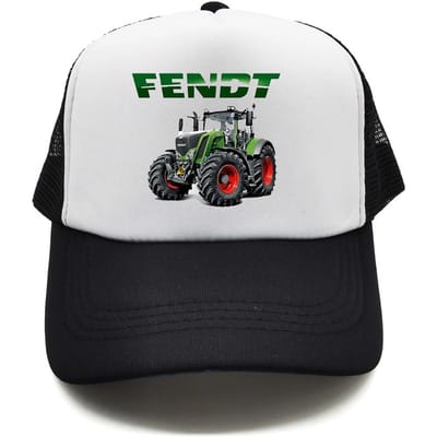 Fendt Trucker Cap Mannen Grappige Landbouw Tractor Landbouw Fendt Hoed Baseballpet Coole Zomer Unisex Mesh Net Petten Adjustable zwart