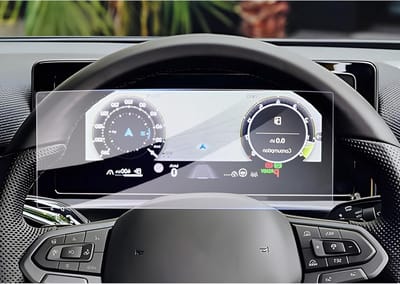 Compatibele beschermfolie voor 10,25 inch digitale cockpit VW T-Roc 2026 2027, gehard glas, schokbestendig en krasbestendig, ideaal voor Life Style en R-Line modellen
