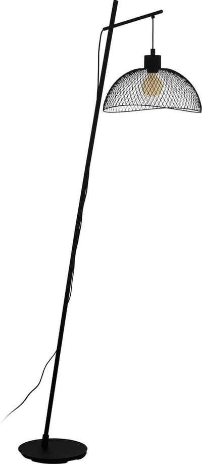 EGLO Pompeya Vloerlamp - E27 - 191 cm - Zwart