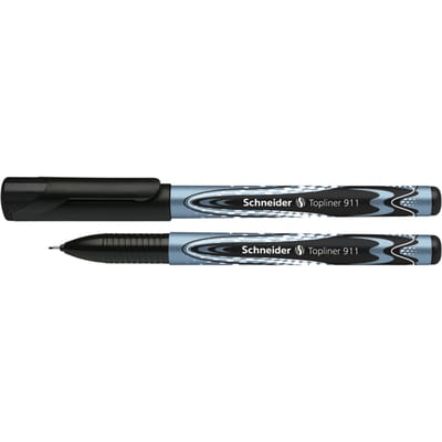 Schneider fineliner - Topliner 911 - navulbaar - schrijfbreedte 0,4mm - zwart - S-9111
