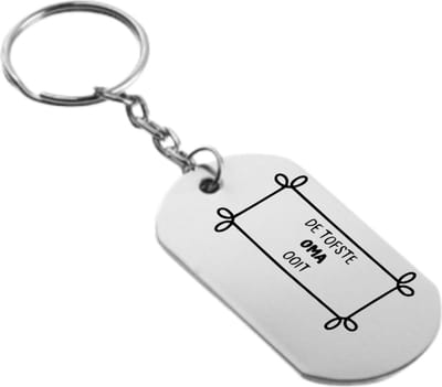 Akyol - de tofste oma ooit sleutelhanger - Oma - familie - cadeau - 54 x 29mm