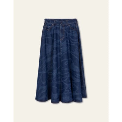 Oilily Silvina Rok- maat36 Blauw indigo