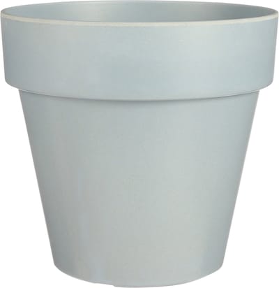 Mica Decorations Orion Bloempot voor Buiten - H28,5 x Ø30 cm - Plantenvezels - Lichtblauw
