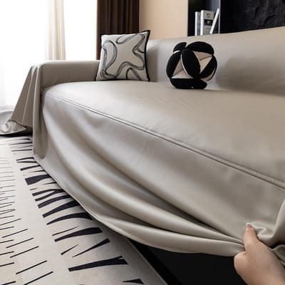 Waterdichte Urinebestendige Zachte Koeienhuid Sofa Hoes Doek voor Alle Seizoenen, Nieuw Niet-wassen, Niet-pluizende Wollen Sofa Hoes Kussen 130*180cm